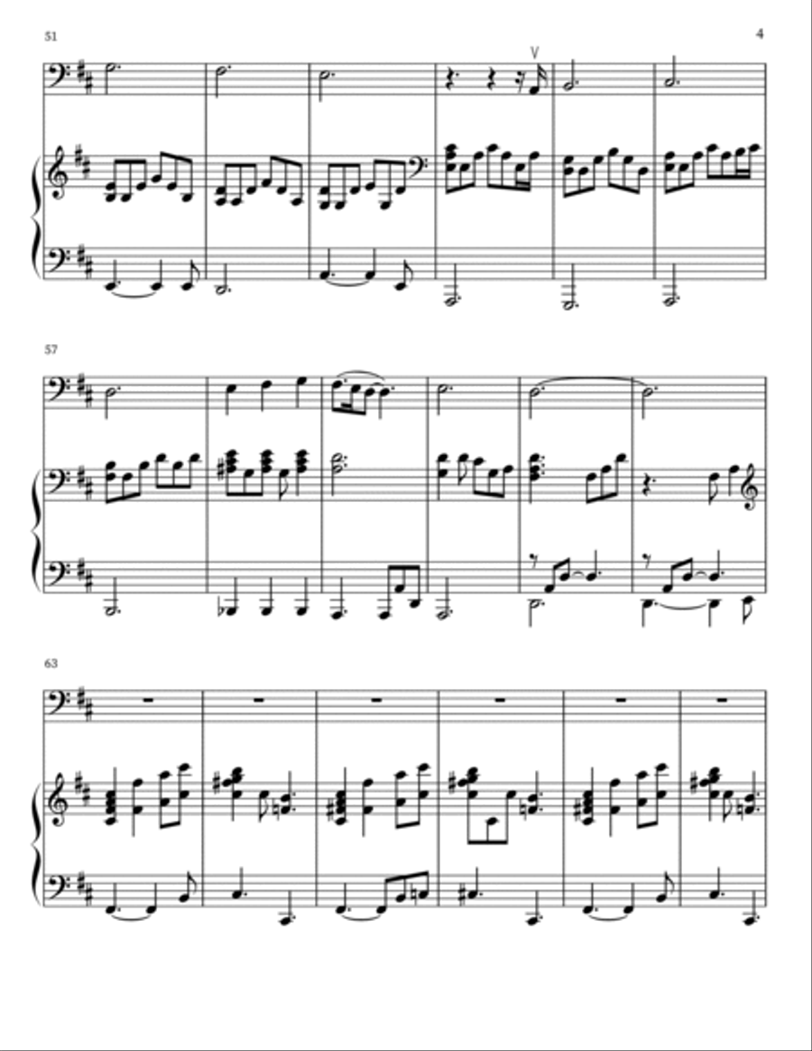 Can't Help Falling In Love Piano scores gallery preview page 4