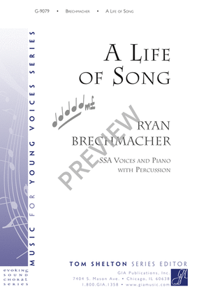 Book cover for A Life of Song - SSA edition