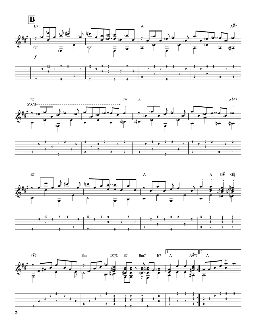 Maple Leaf Rag Maple Leaf Rag Electric Guitar scores gallery preview page 2