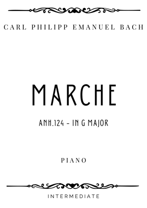 Book cover for C.P.E. Bach - Marche in G Major (BWV 124) - Intermediate