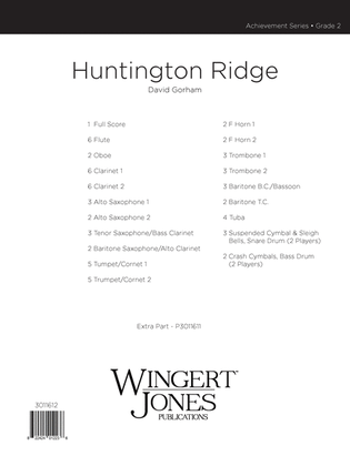 Huntington Ridge - Full Score
