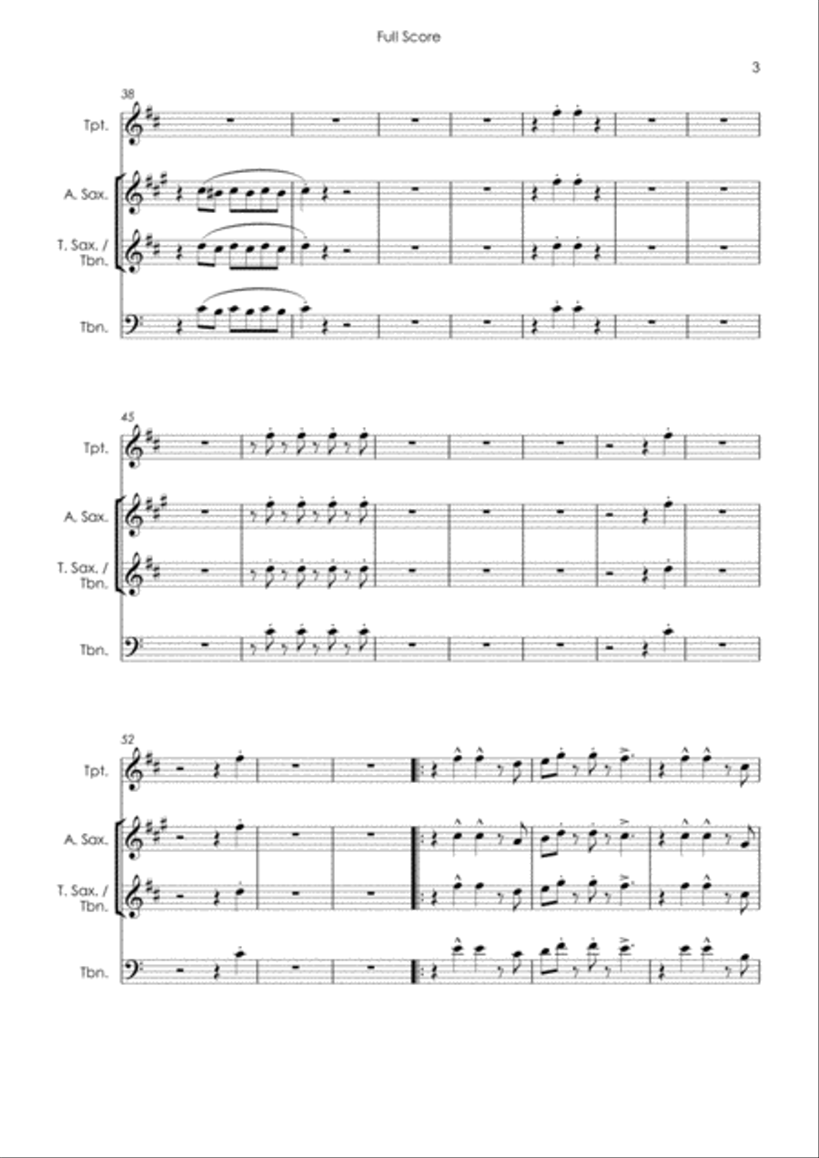 Livin' La Vida Loca Tenor Saxophone scores gallery preview page 5