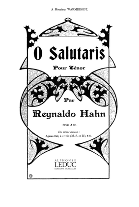 Book cover for O Salutaris