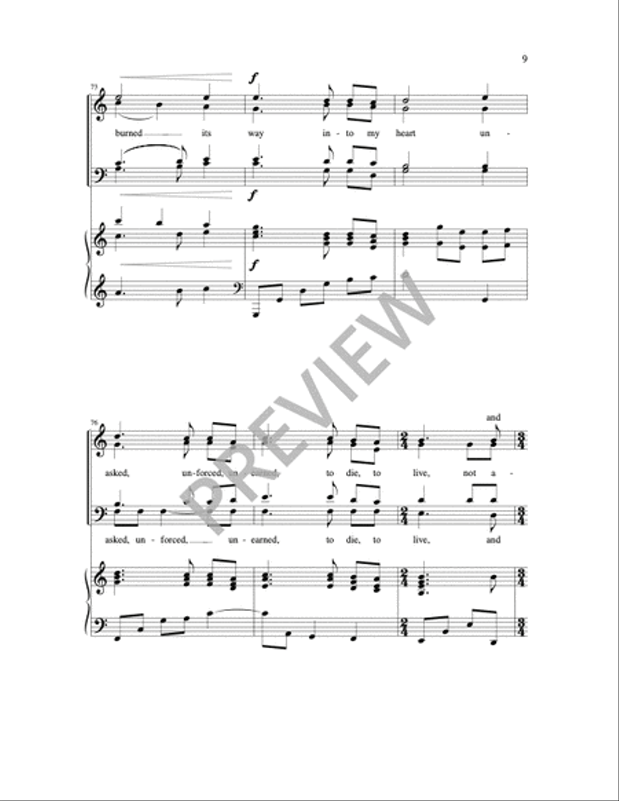 Where Shepherds Lately Knelt 4-Part scores gallery preview page 6