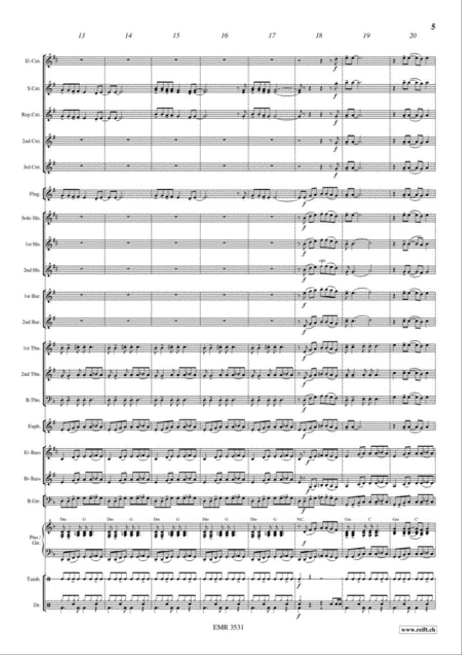 Venus Venus Brass Band scores gallery preview page 6