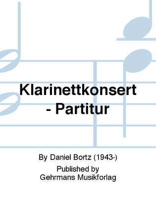 Klarinettkonsert - Partitur