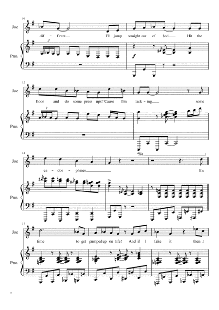 Today's Gonna Be Different Voice scores gallery preview page 2