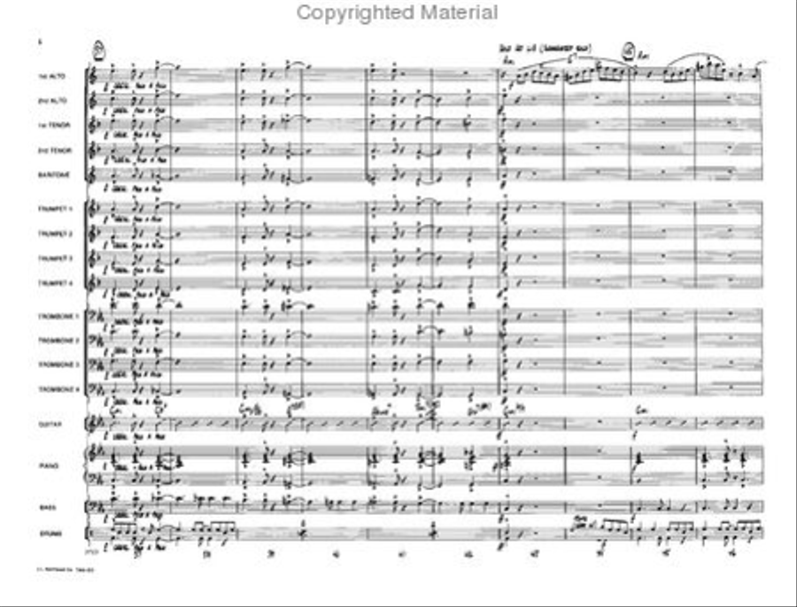 Nada Mas Jazz Ensemble scores gallery preview page 6