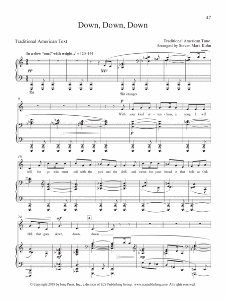 Down, Down, Down Low Voice scores gallery preview page 2