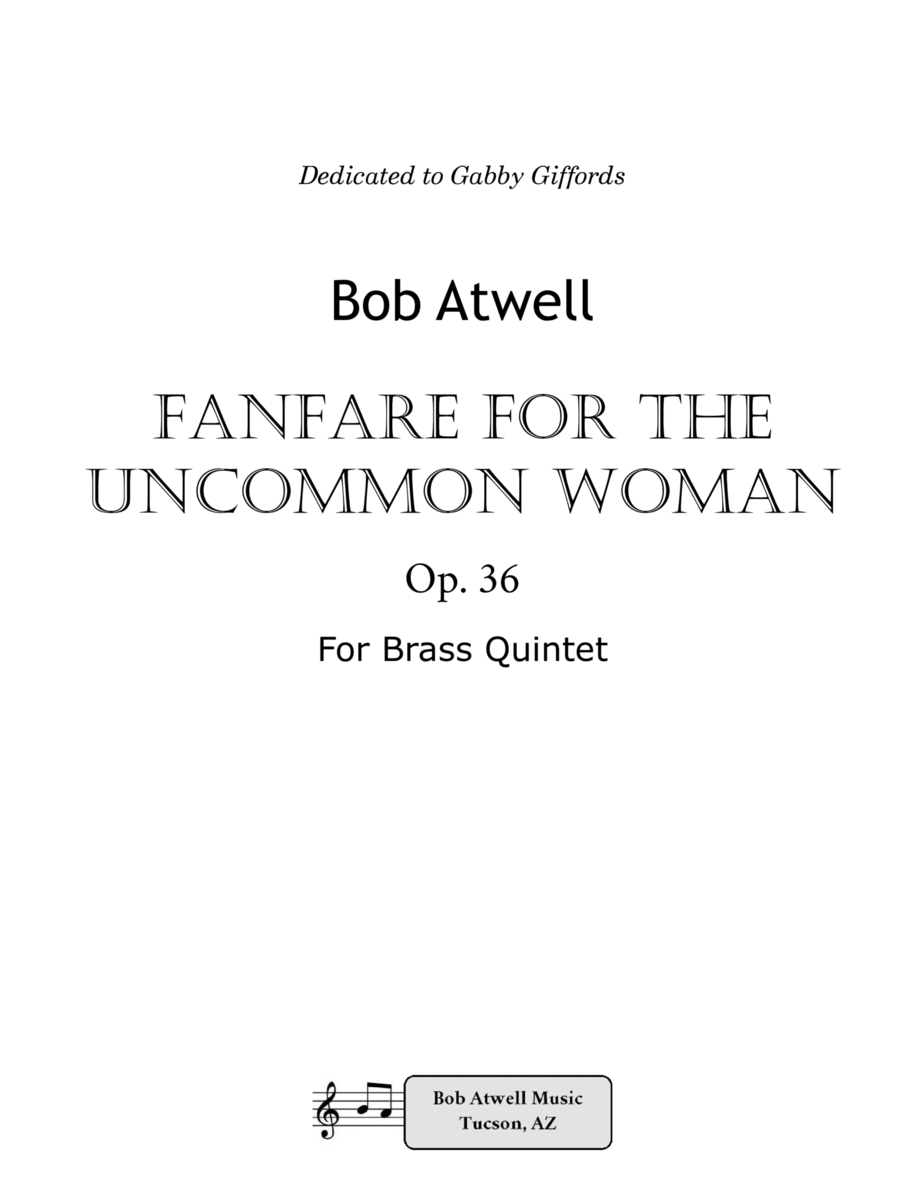 Fanfare for the Uncommon Woman image number null