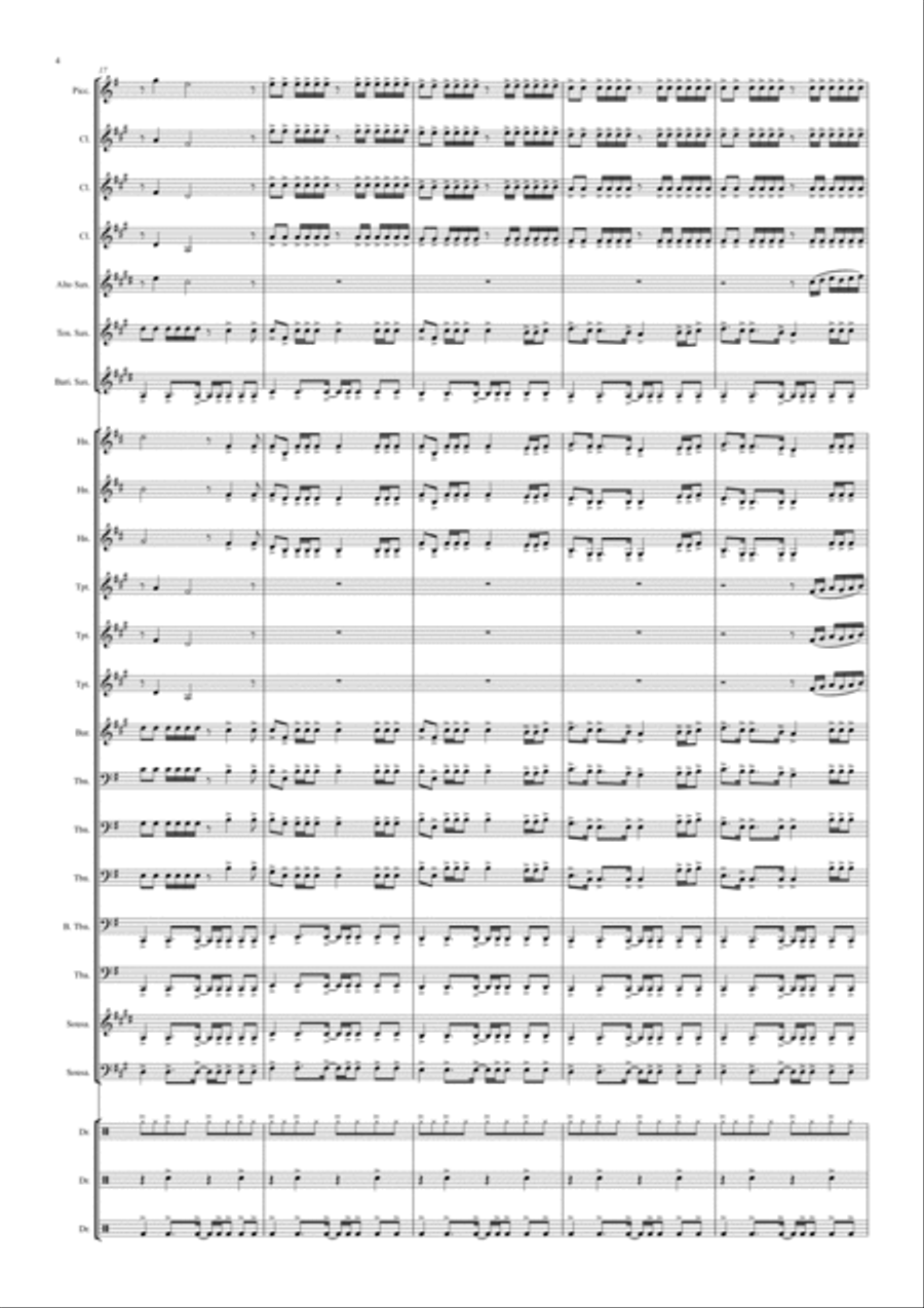 Animals Marching Band scores gallery preview page 4
