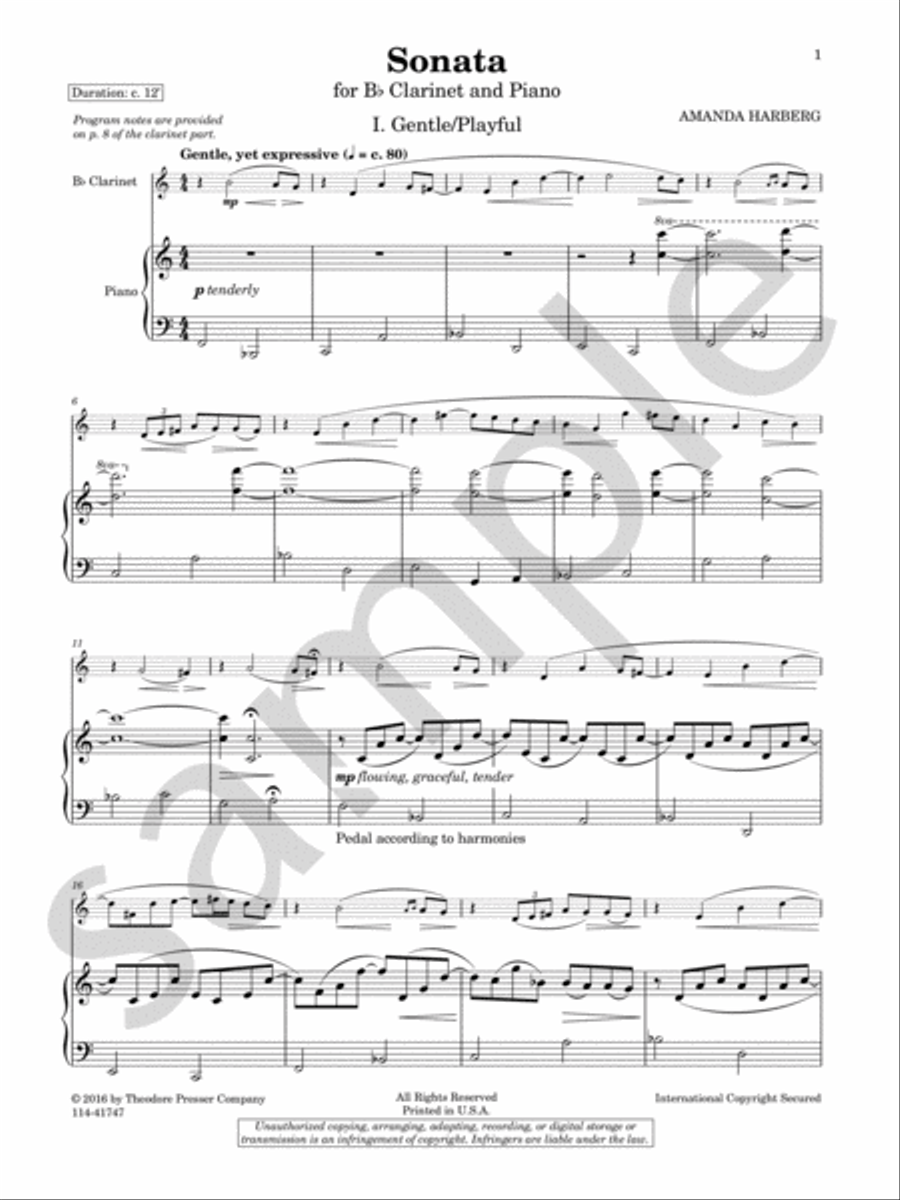 Sonata Chamber Music scores gallery preview page 3