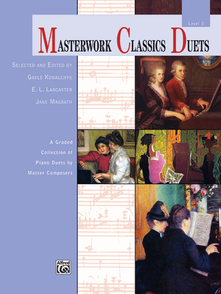 Book cover for Masterwork Classics Duets, Level 3
