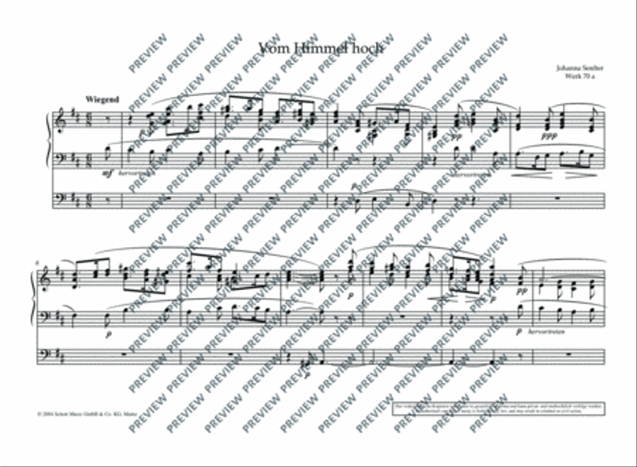10 Choral Preludes 10 Choral Preludes Organ scores gallery preview page 5