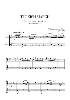 W. A. Mozart - Turkish March (Alla Turca) (for Violin and Oboe)