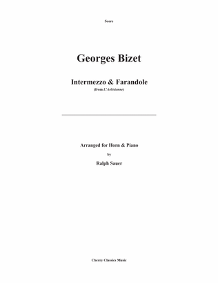 Intermezzo and Farandole for Horn and Piano