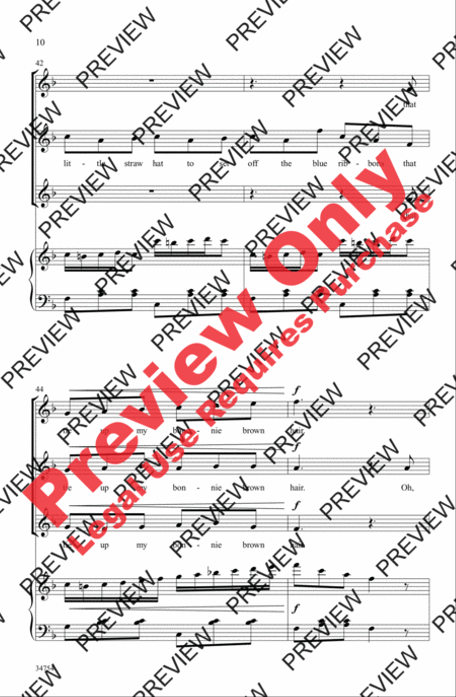 Oh, Dear! Oh, Dear! Women's Choir scores gallery preview page 10