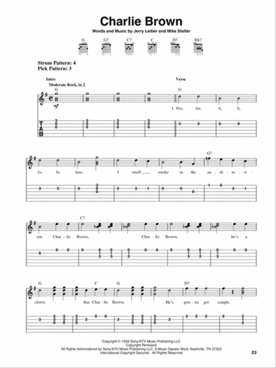 1950s Rock Electric Guitar scores gallery preview page 5