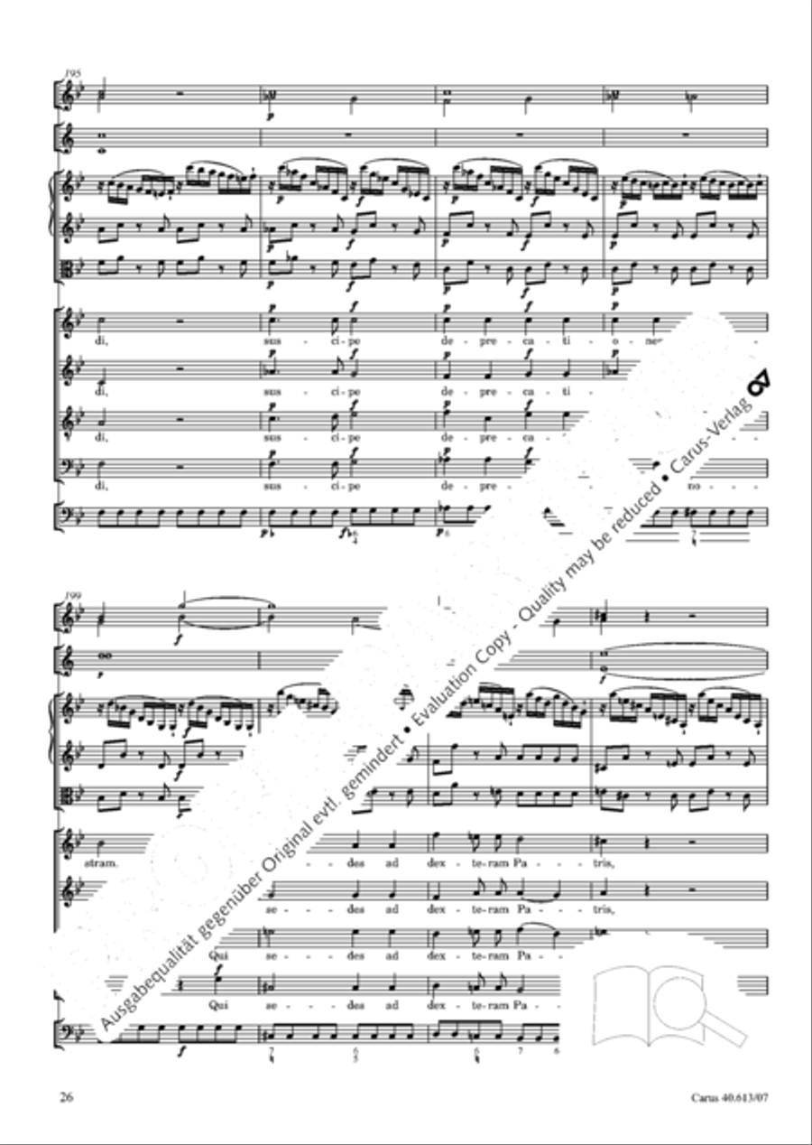 Mass in C (Missa in C) Mass in C (Missa in C) 4-Part scores gallery preview page 33