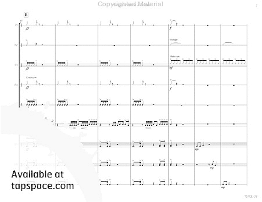 Songo Concertino Songo Concertino Percussion Ensemble scores gallery preview page 8