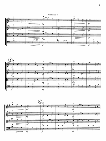 Highland/Etling String Quartet Series: Set 1: Score