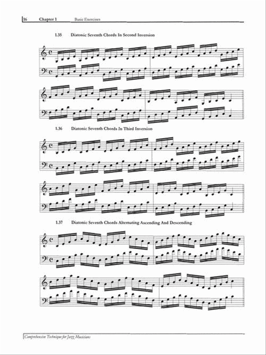 Comprehensive Technique for Jazz Musicians – 2nd Edition Collection / Songbook scores gallery preview page 25