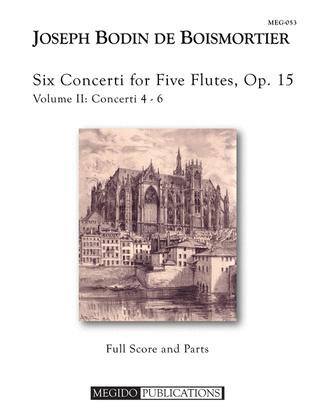 Six Concerti for Flute Flutes, Op. 15, Volume II