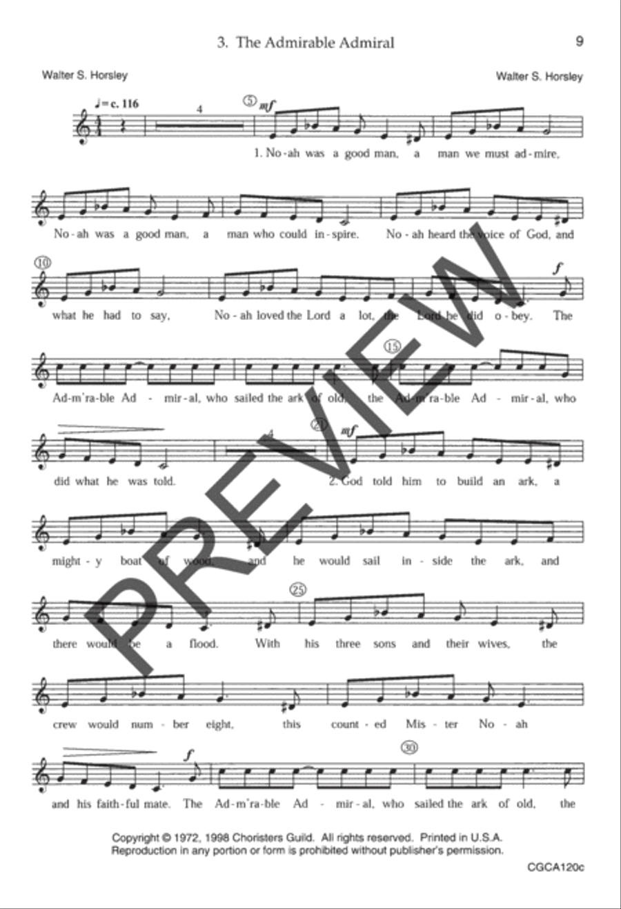 100% Chance of Rain Preview Kit (Score & CD) Choir scores gallery preview page 4