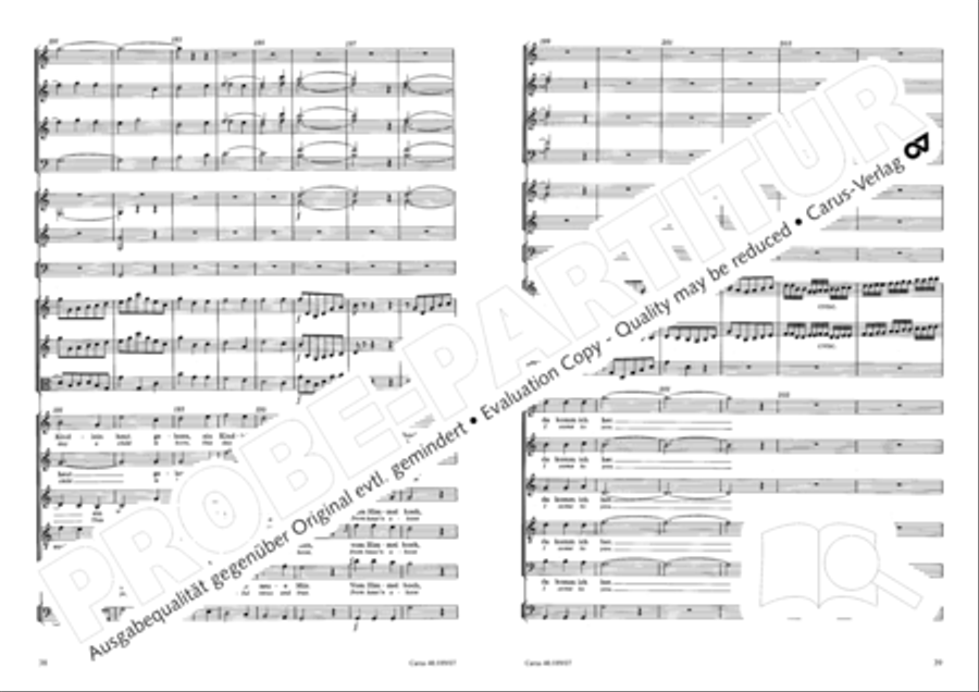 From heav'n on high (Vom Himmel hoch) SSATB scores gallery preview page 21