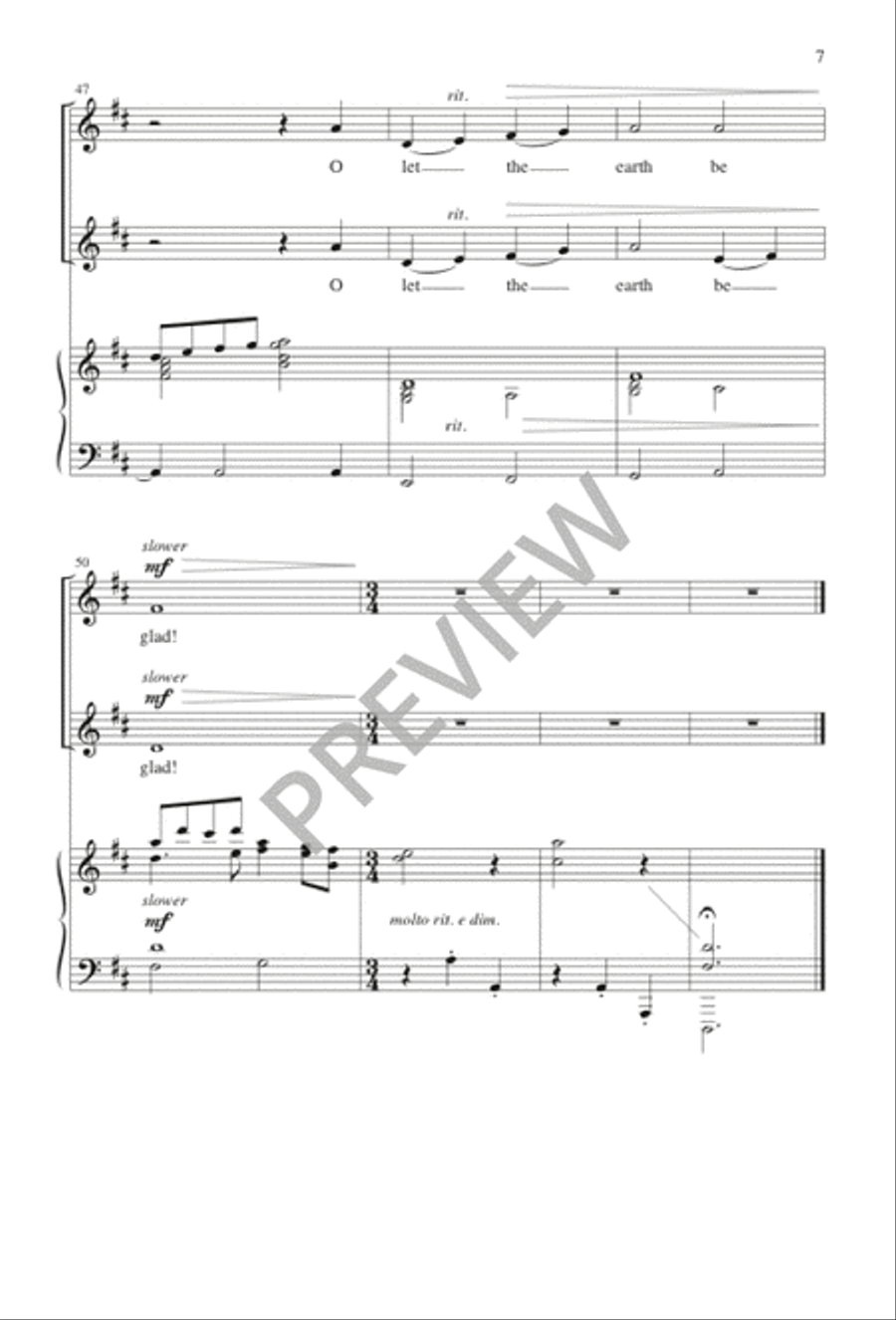 This Is My Father's World 2-Part scores gallery preview page 8