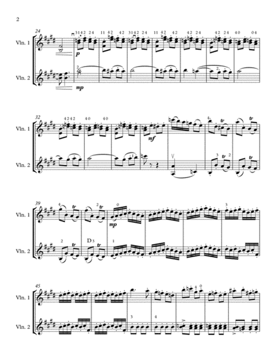 D. Scarlatti Sonata in E K.20 for two violins image number null