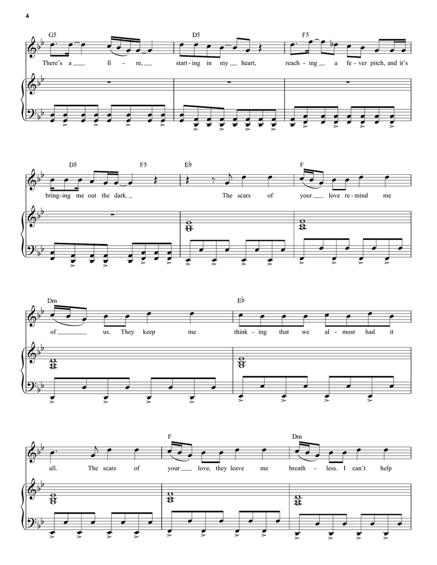Crazy Rolling (from Moulin Rouge! The Musical) Voice scores gallery preview page 4