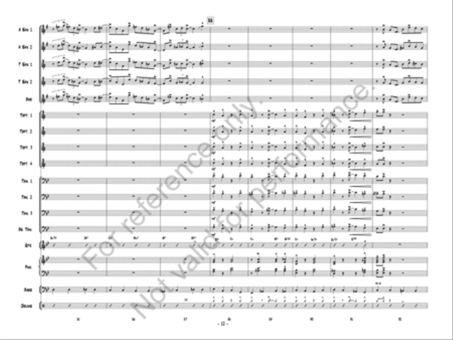 Low Bridge Jazz Ensemble scores gallery preview page 13