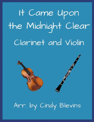It Came Upon the Midnight Clear, Clarinet and Violin