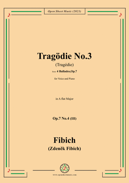 Fibich-Tragödie No.3,in A flat Major