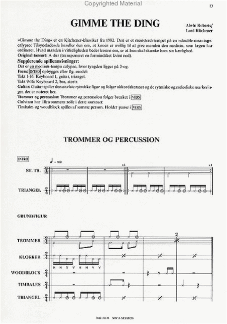 Soca Session Book Soca Session Book Percussion scores gallery preview page 2