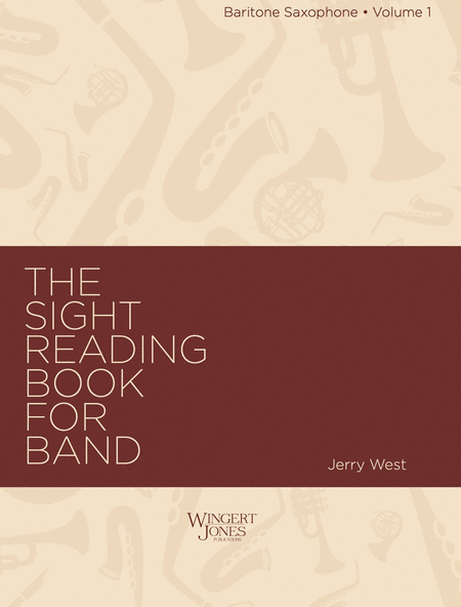Sight Reading Book For Band, Vol 1 - Baritone Sax