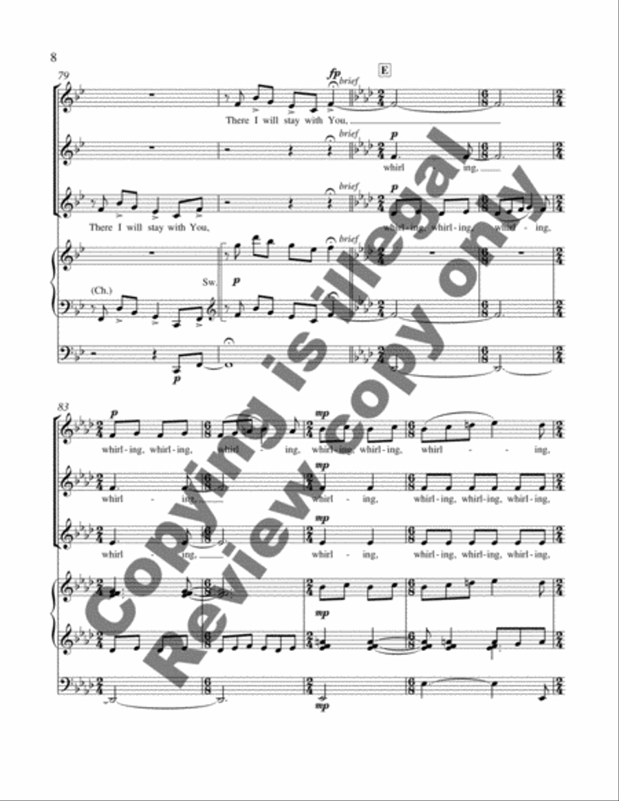 I Cannot Dance, O Lord 2-Part scores gallery preview page 6