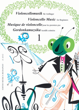 Book cover for Violoncello Music For Beginners Book 1 Cello/Piano
