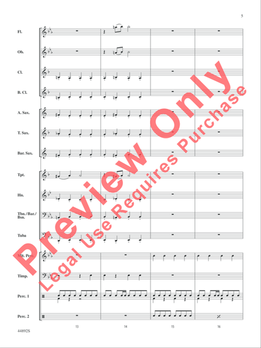 Zephyr Concert Band scores gallery preview page 6