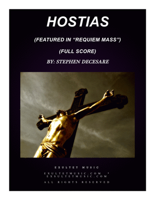 Hostias (from "Requiem Mass" - Full Score)