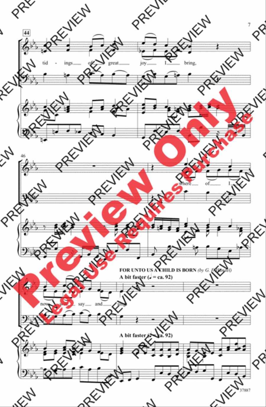 A Classic Christmas 3-Part scores gallery preview page 7
