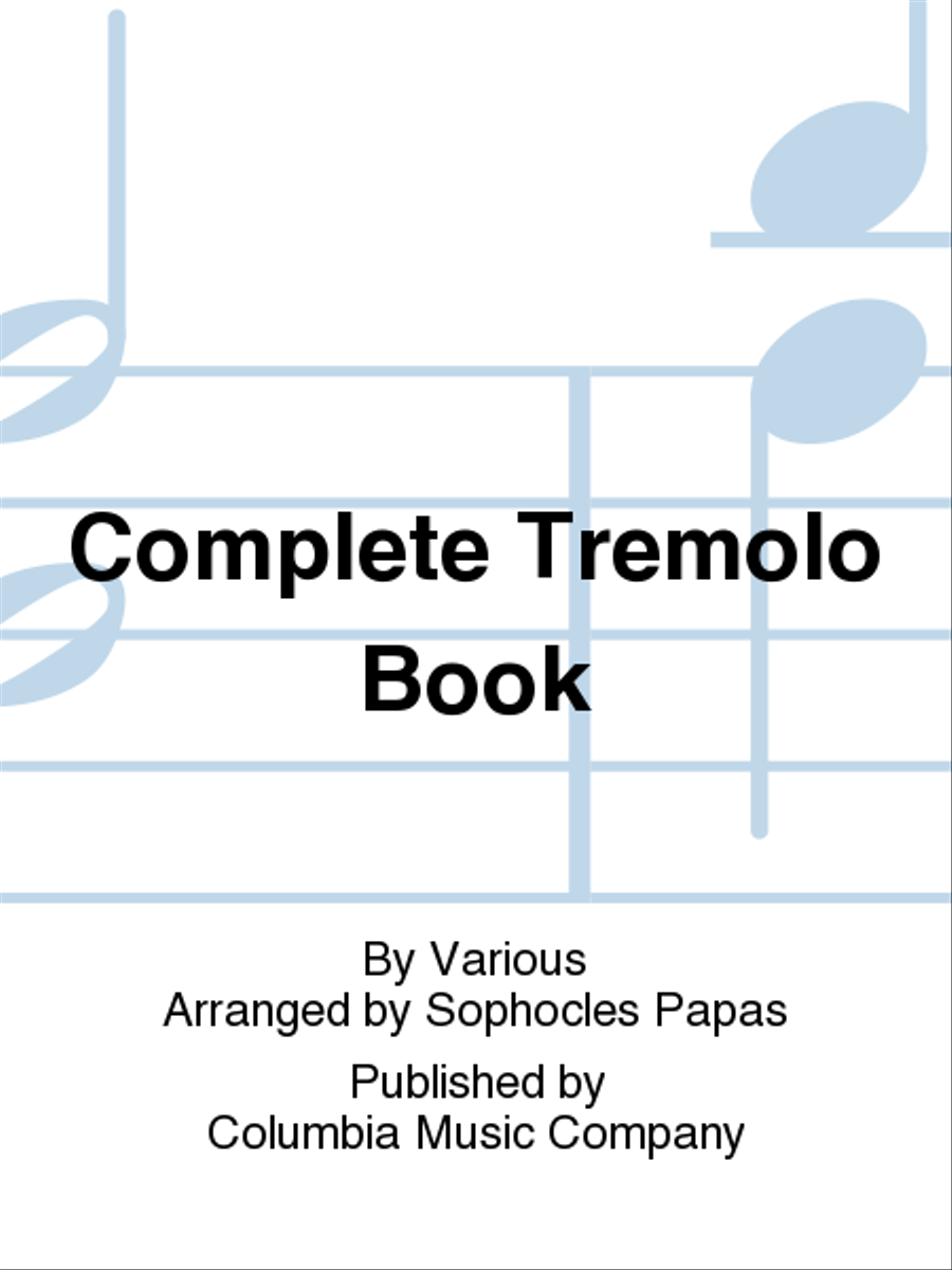 Complete Tremolo Book Chamber Music scores gallery preview page 1