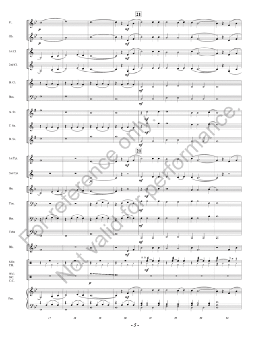 Red River Valley Concert Band scores gallery preview page 6