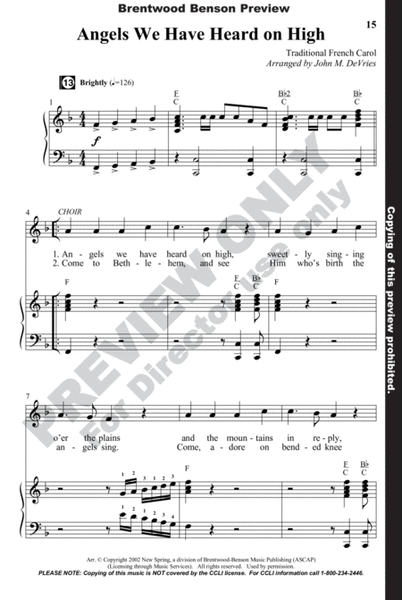 Glory To God In The Highest (Choral Book) image number null