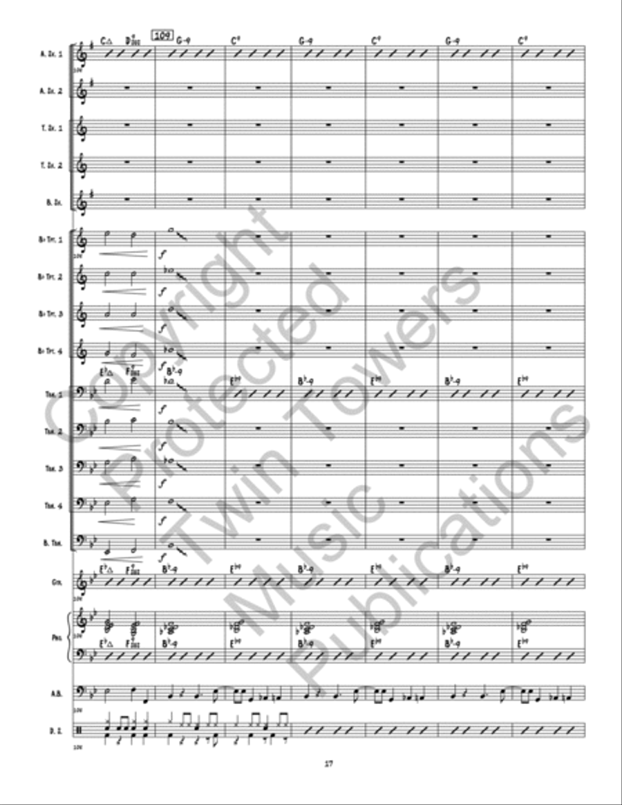 Caramel Macchiato Caramel Macchiato Jazz Ensemble scores gallery preview page 18