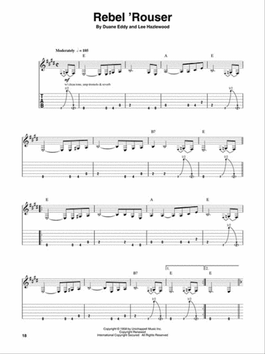 Early Rock Instrumentals Early Rock Instrumentals Guitar Tablature scores gallery preview page 6