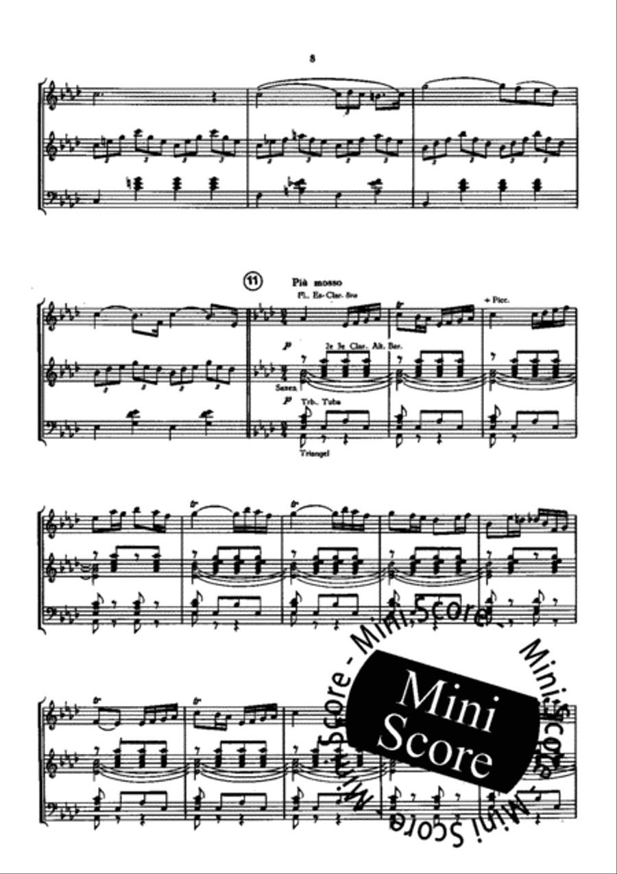 Ouverture de Concert Ouverture de Concert Concert Band scores gallery preview page 11