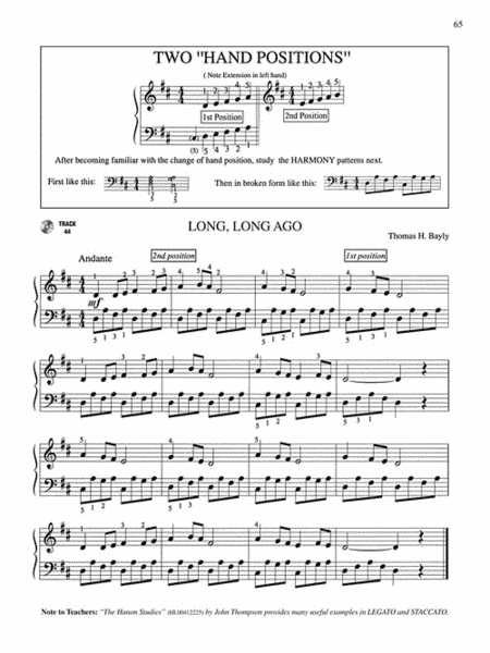 Méthode moderne de piano Volume 1 - Piano