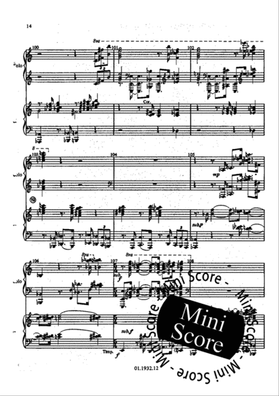 Concert Variations Concert Band scores gallery preview page 16